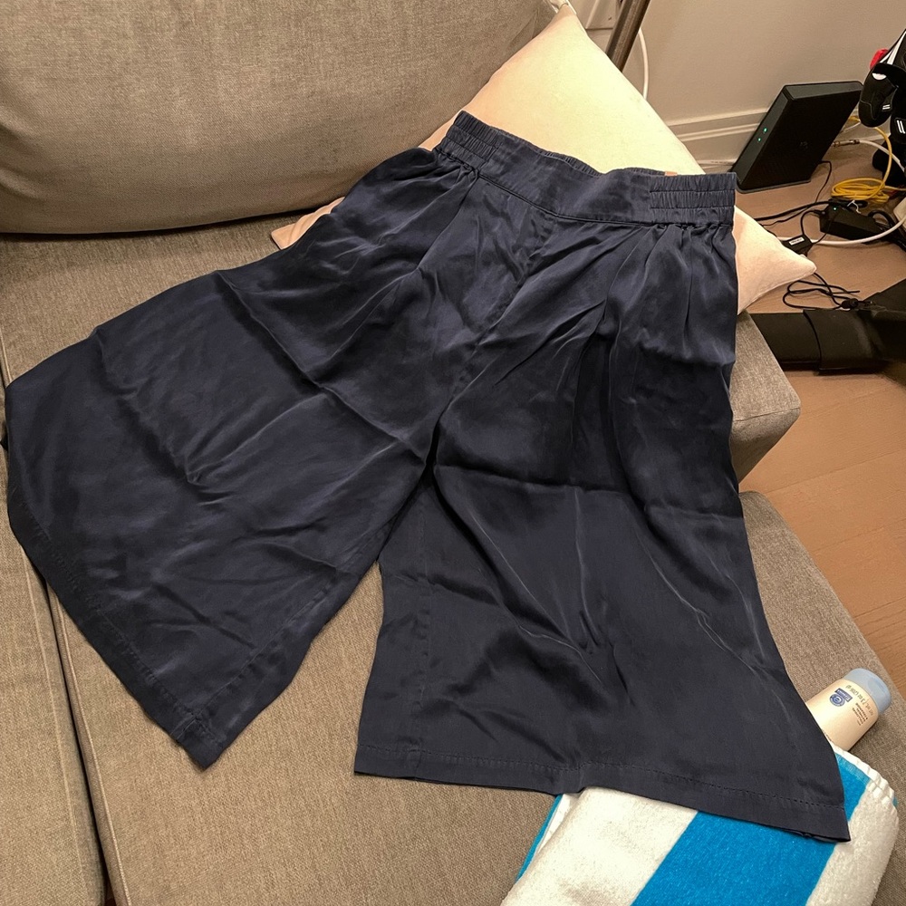 Lunya washable silk pants wide leg